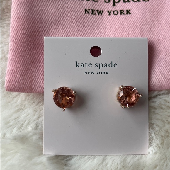 Kate Spade Rise and Shine light Peach earrings - Picture 3 of 6
